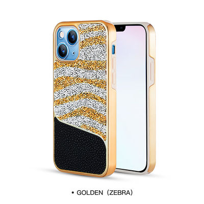 निर्बाध IPhone 11 ग्लिटर फोन केस हानिरहित पु चमड़े की सामग्री