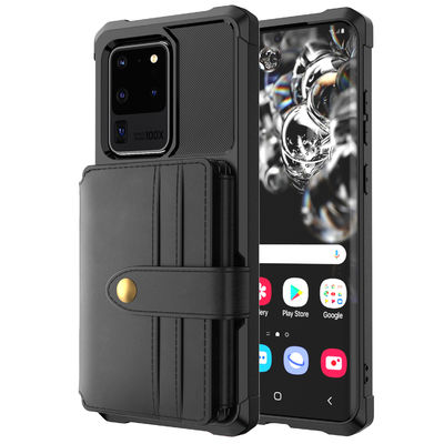 शॉकप्रूफ़ Samsung सुरक्षात्मक केस डिटैचेबल रेट्रो लेदर केस