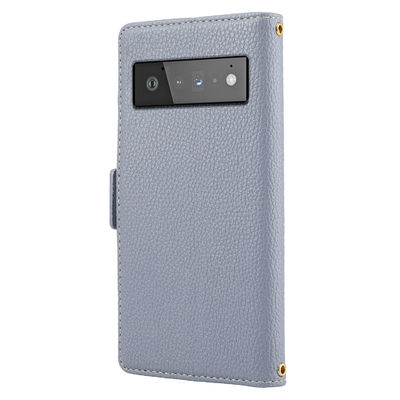 Tpu Google Pixel फ़ोन केस कवर स्क्रैचप्रूफ फ़्लिप स्टैंड लेदर