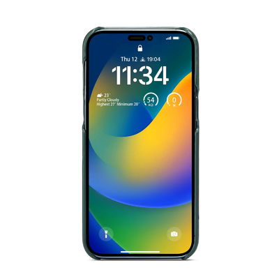 Iphone 13 12 के लिए हानिरहित लेदर फोन केस लैम्बस्किन सेल फोन केस