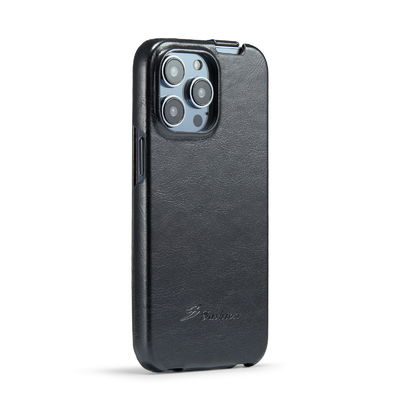 उत्तम लक्ज़री असली लेदर फोन केस OEM Iphone 14 मैग्नेटिक केस