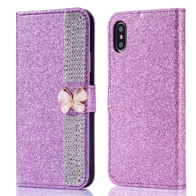 फ्लैश पाउडर इलेक्ट्रोप्लाटेड डायमंड इनले फोन केस For Iphone Xr Xs 11 12 13 14 प्रो मैक्स सेल कवर